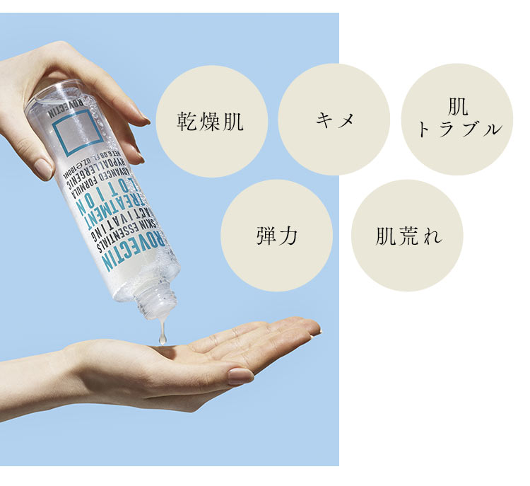 乾燥肌、キメ、肌トラブル、弾力、肌荒れ